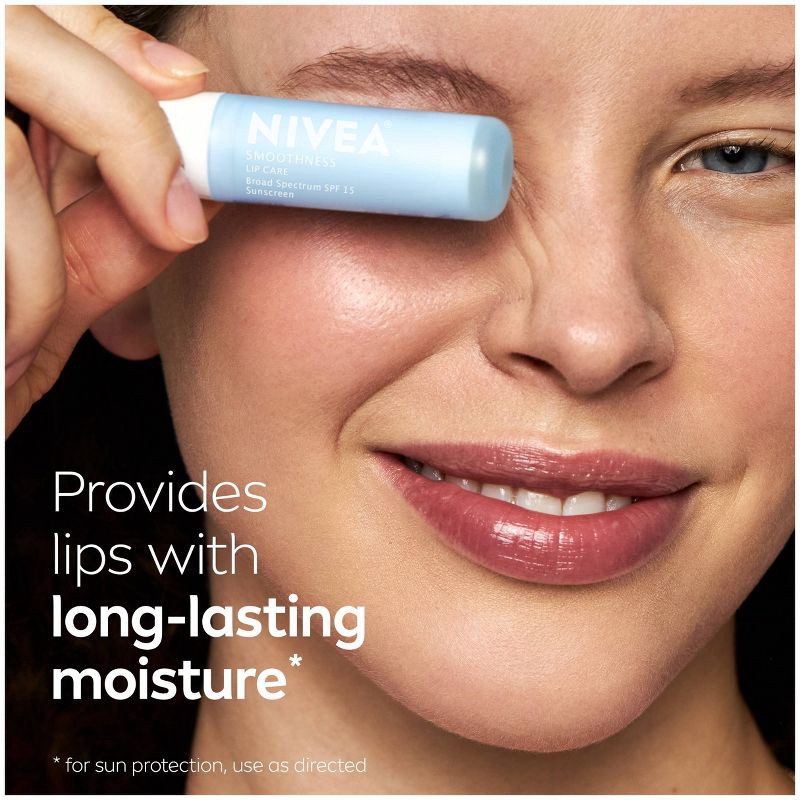 slide 4 of 13, NIVEA Smoothness Lip Balm Dual Pack, 1 ct