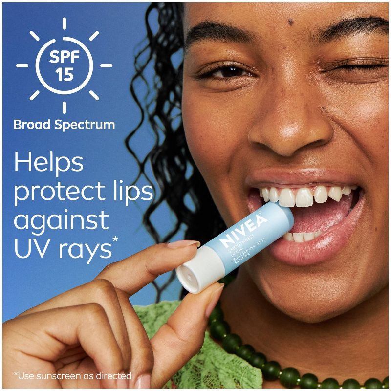 slide 8 of 13, NIVEA Smoothness Lip Balm Dual Pack, 1 ct