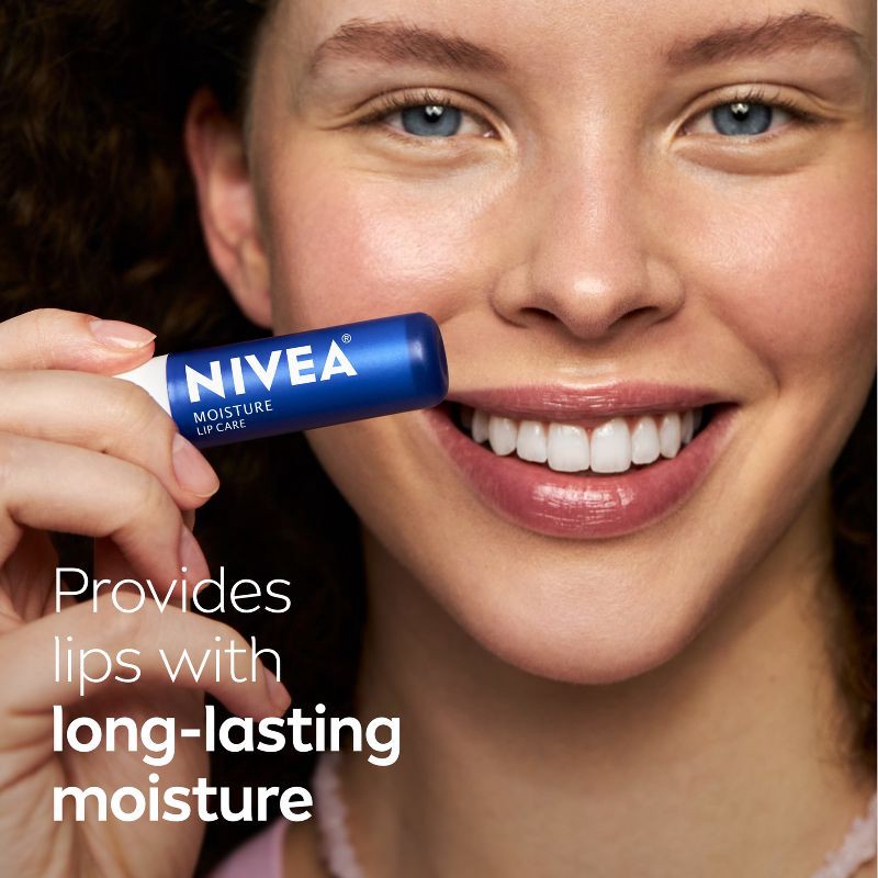 slide 5 of 14, Nivea Moisturizing Lip Balm - 0.34oz/2pk, 0.34 oz, 2 ct