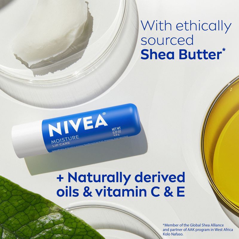 slide 6 of 14, Nivea Moisturizing Lip Balm - 0.34oz/2pk, 0.34 oz, 2 ct