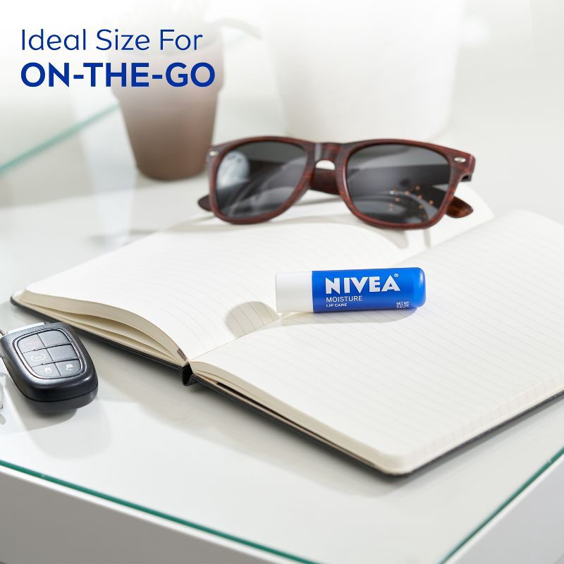 slide 9 of 14, Nivea Moisturizing Lip Balm - 0.34oz/2pk, 0.34 oz, 2 ct