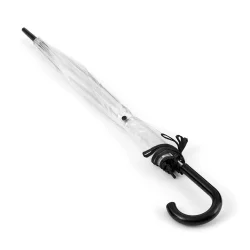 ShedRain Clear Bubble Umbrella - Black