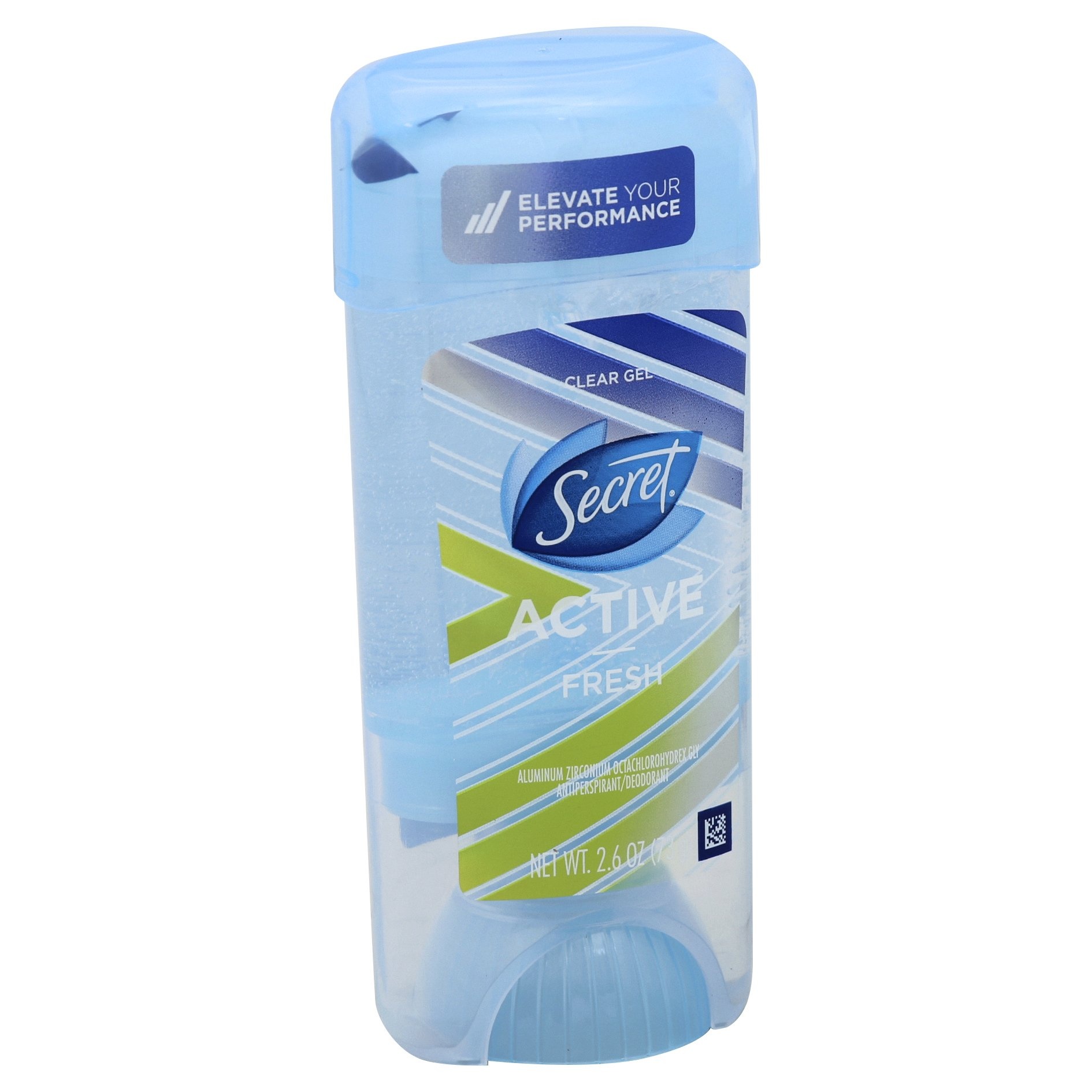 slide 1 of 4, Secret Active Fresh Clear Gel Antiperspirant and Deodorant, 2.6 oz