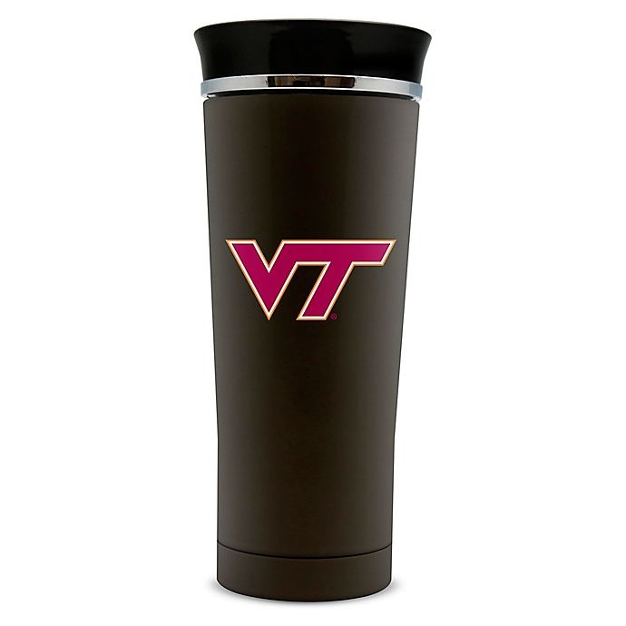 slide 1 of 1, NCAA Virginia Tech Vacuum Sealed Stainless Steel Tumbler, 16 oz