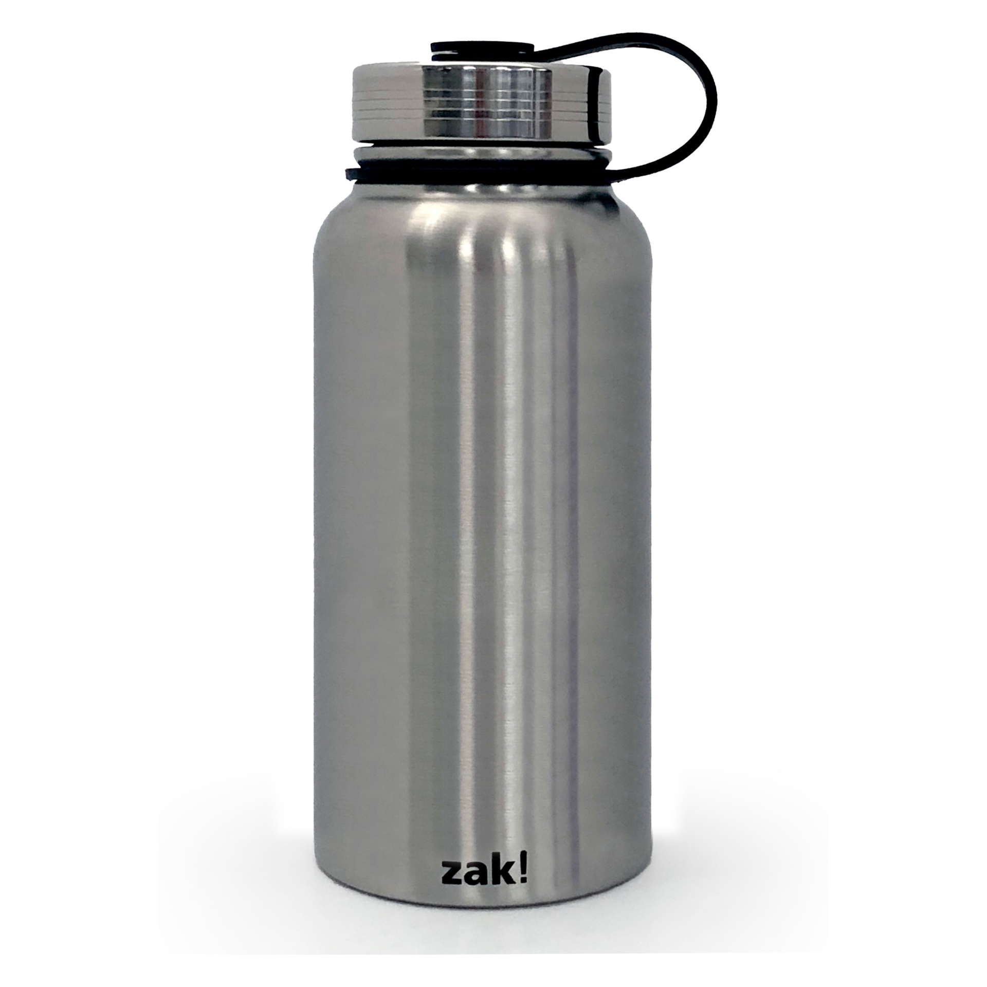 slide 1 of 1, Zak! Designs Stainless Steel Water Bottle - Silver, 32 oz