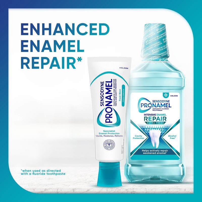 slide 7 of 11, Sensodyne Pronamel Fresh Breath Toothpaste - Fresh Wave - 2pk/4oz, 2 ct; 4 oz