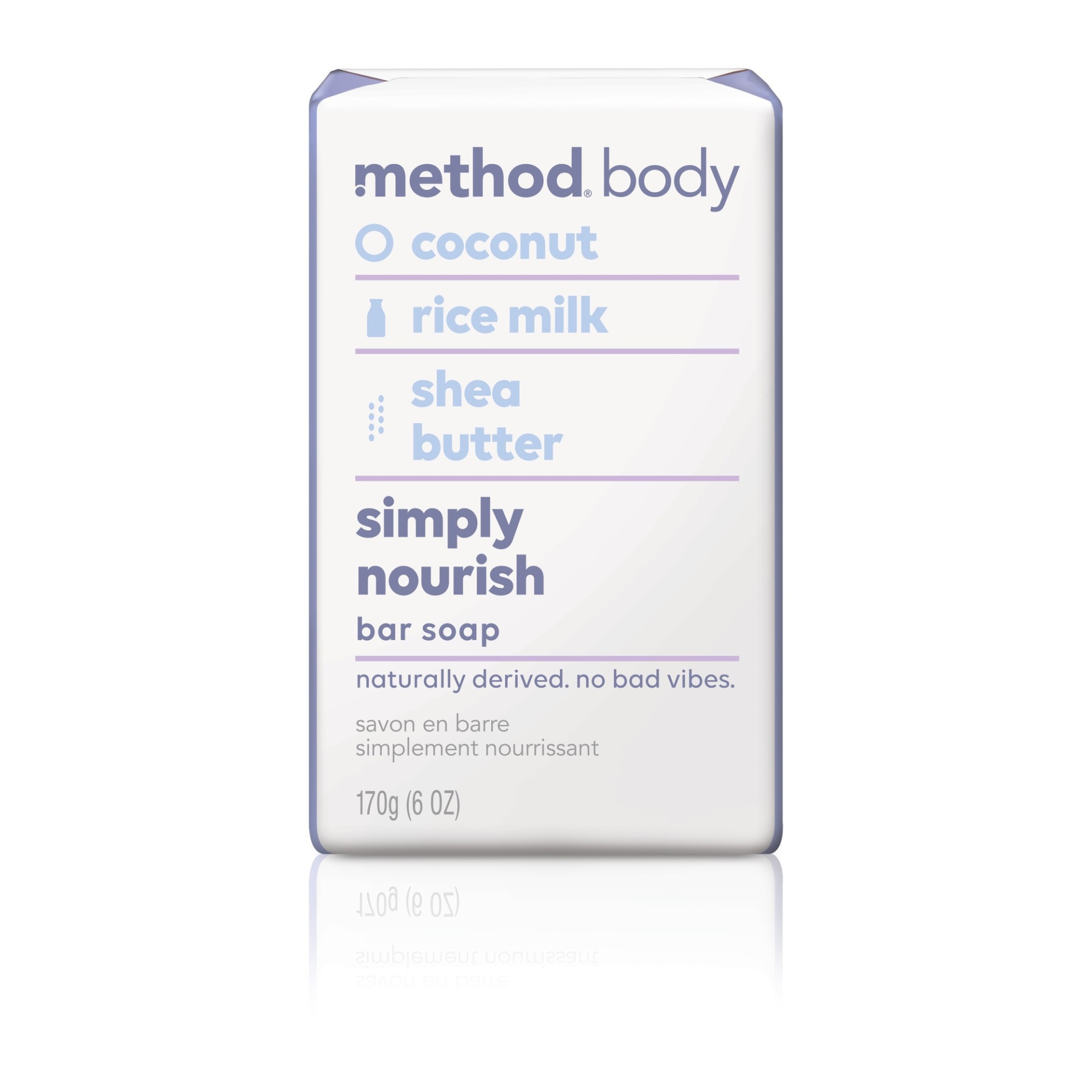 slide 1 of 3, Method Bar Soap Simply Nourish - 6oz, 6 oz