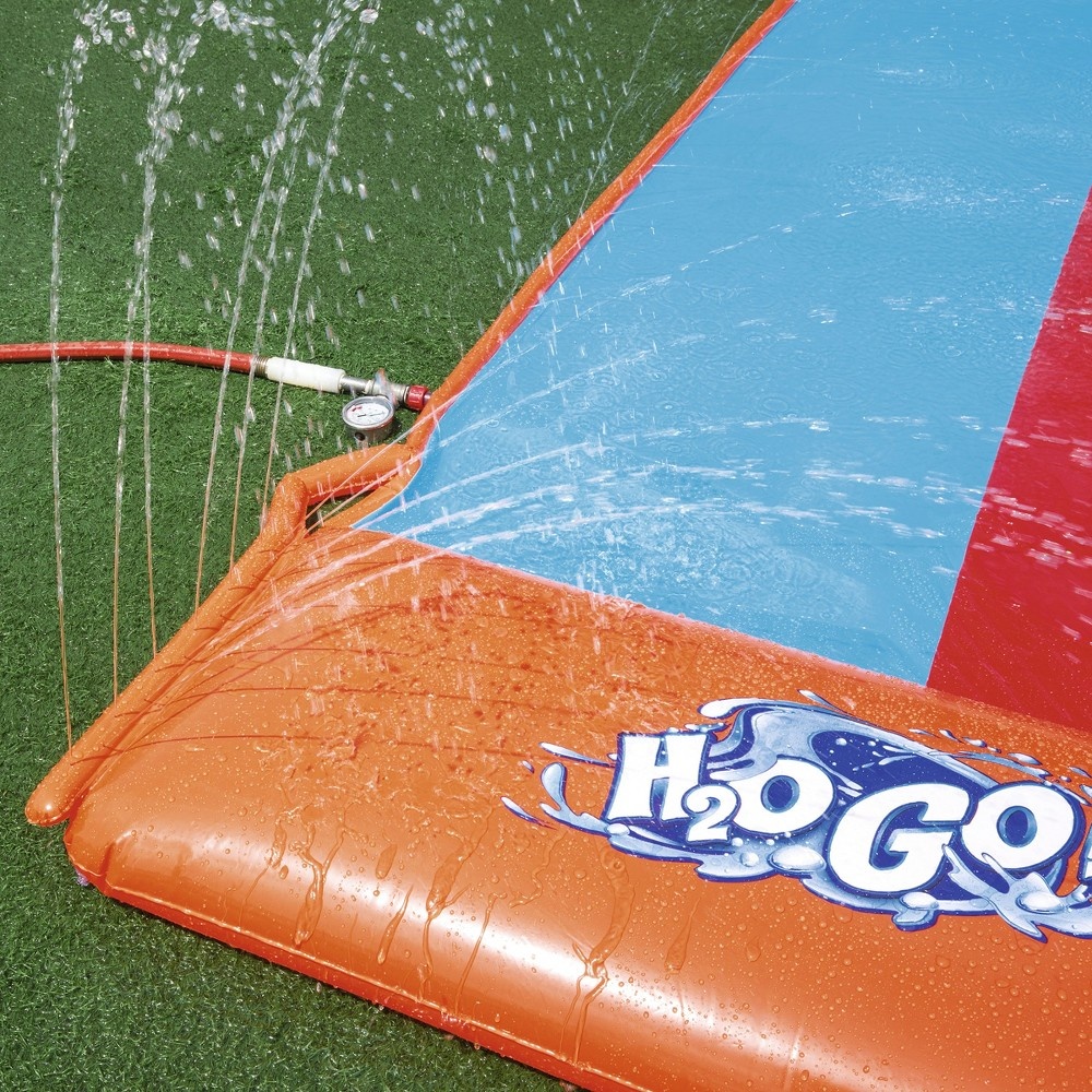 slide 4 of 5, H2OGO! Double Aqua Ramp Slide, 1 ct