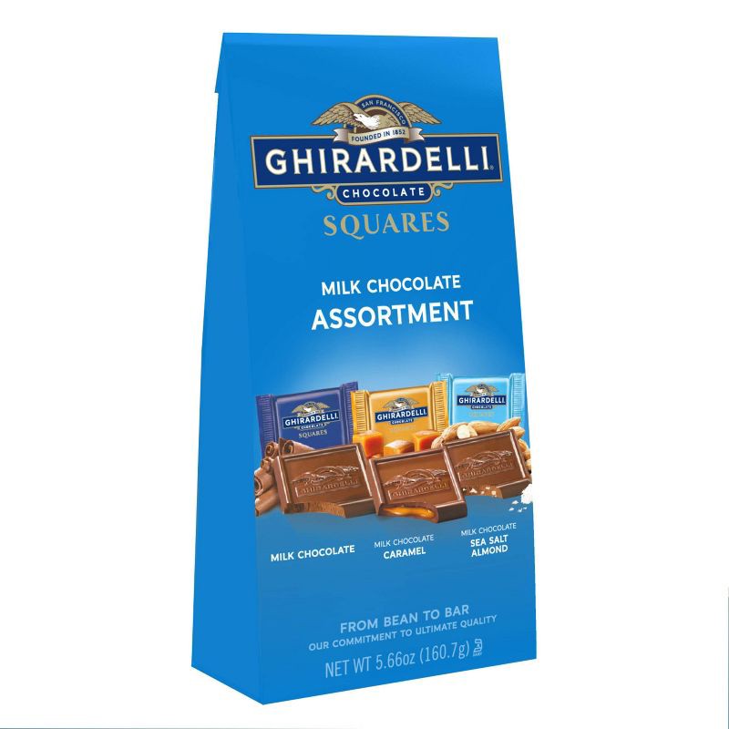 slide 1 of 1, Ghirardelli Premium Milk Assortment Chocolate Squares - 5.66oz, 5.66 oz