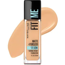 Maybelline Fit Me Matte + Poreless Oil Free Liquid Foundation - 1 fl oz - 230 Natural Buff - 1 fl oz