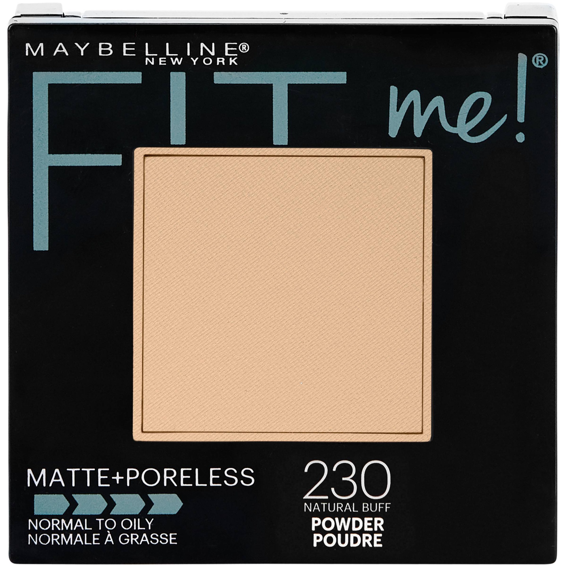 slide 1 of 7, Maybelline Fit Me Matte + Poreless Pressed Powder - 230 Natural Buff - 0.29oz, 0.29 oz