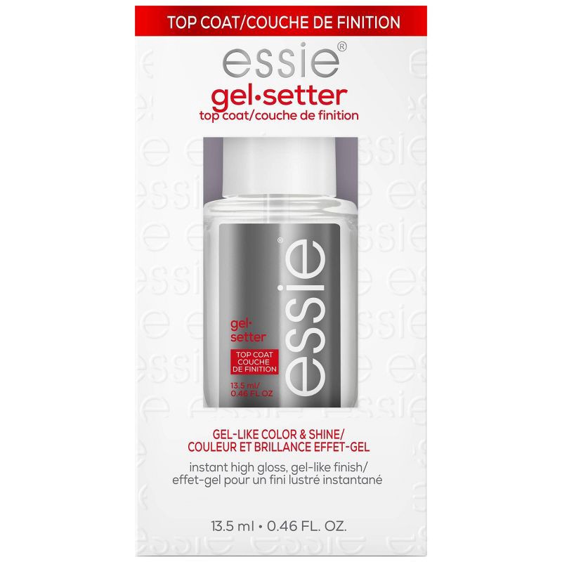 slide 1 of 6, essie Gel Setter Top Coat - gel-like finish - 0.46 fl oz, 0.46 fl oz