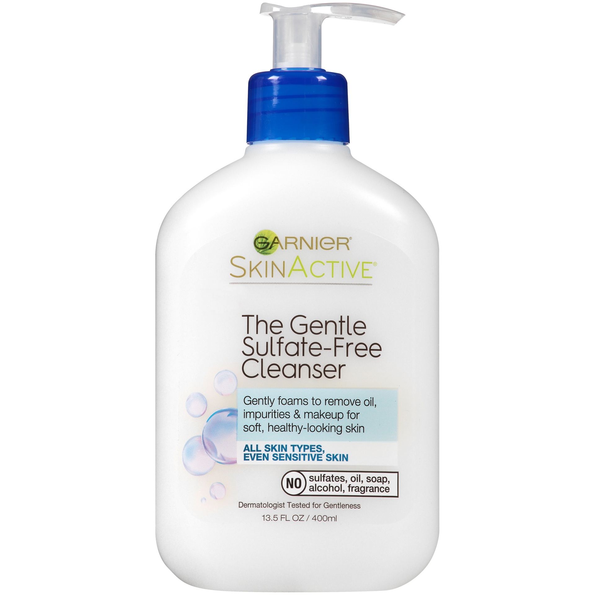 slide 2 of 6, Garnier SkinActive Gentle Sulfate-Free Foaming Face Wash, 13.5 fl oz