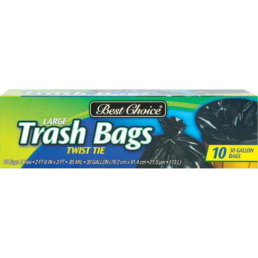 slide 1 of 1, Best Choice Trash Bag, 30 gal