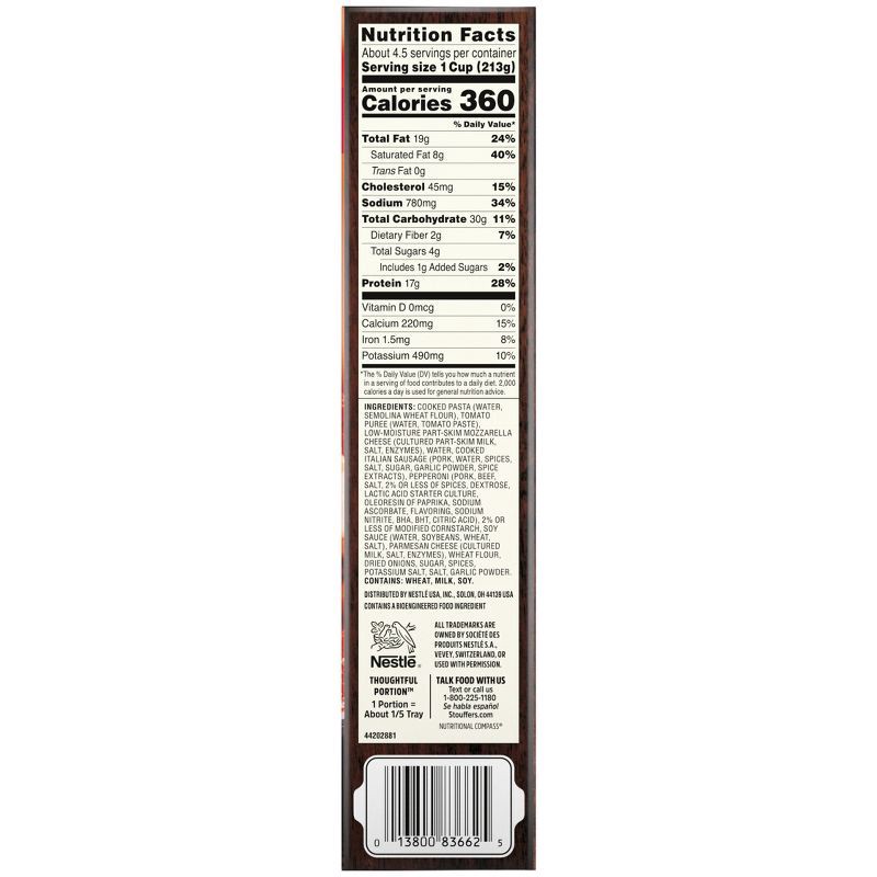 slide 4 of 9, Stouffer's Meat Lover's Frozen Lasagna Family Size Frozen Dinner - 34oz, 34 oz