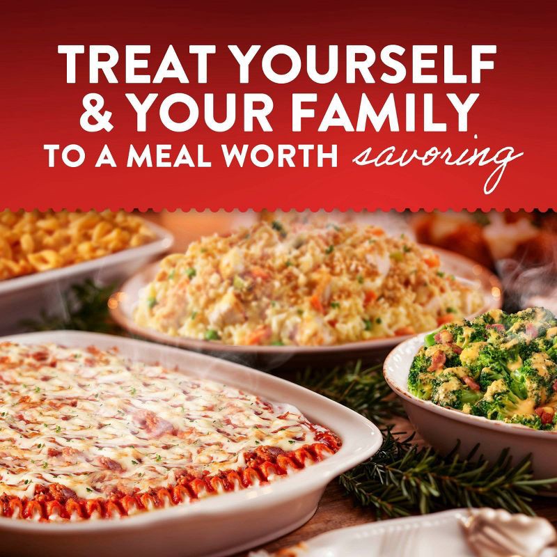 slide 6 of 9, Stouffer's Meat Lover's Frozen Lasagna Family Size Frozen Dinner - 34oz, 34 oz