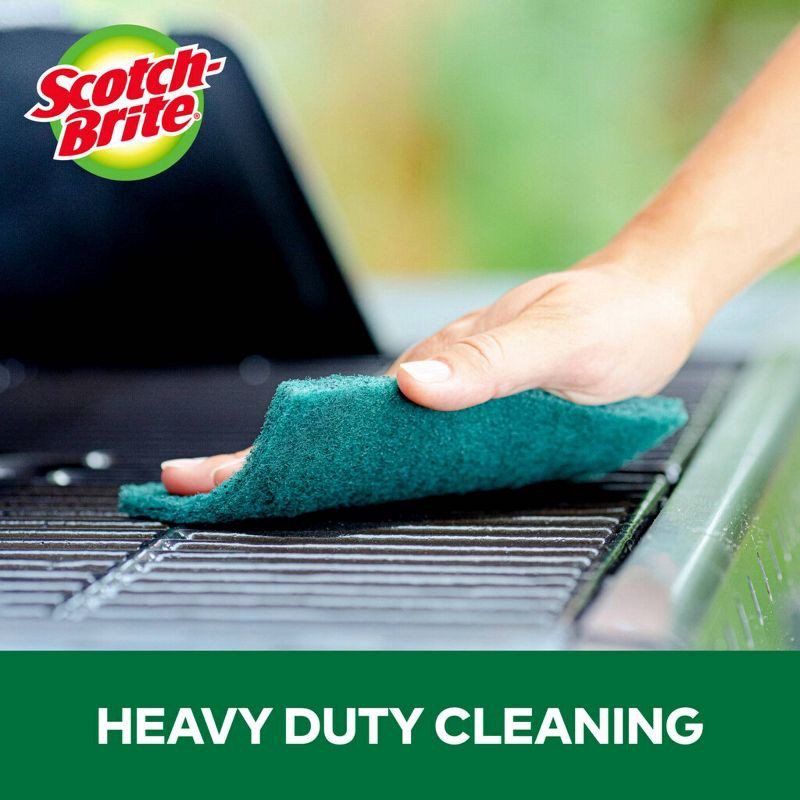 slide 2 of 16, Scotch-Brite Heavy Duty Scour Pads - 4ct, 4 ct