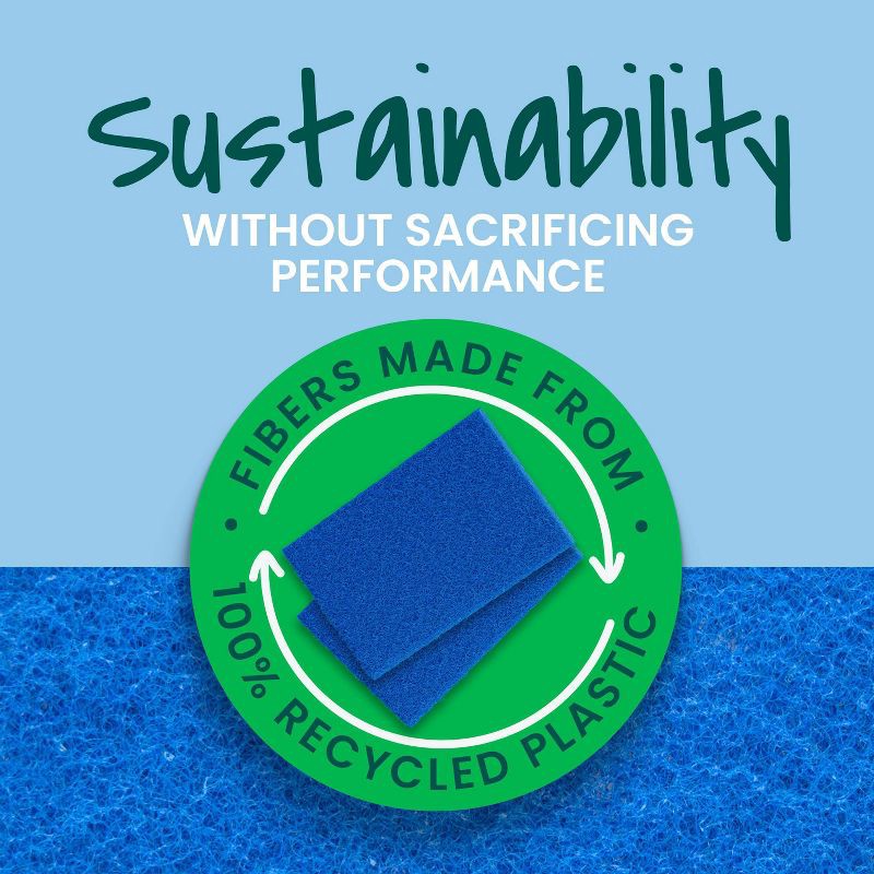 slide 9 of 14, Scotch-Brite Zero Scratch Scour Pads - 4ct, 4 ct