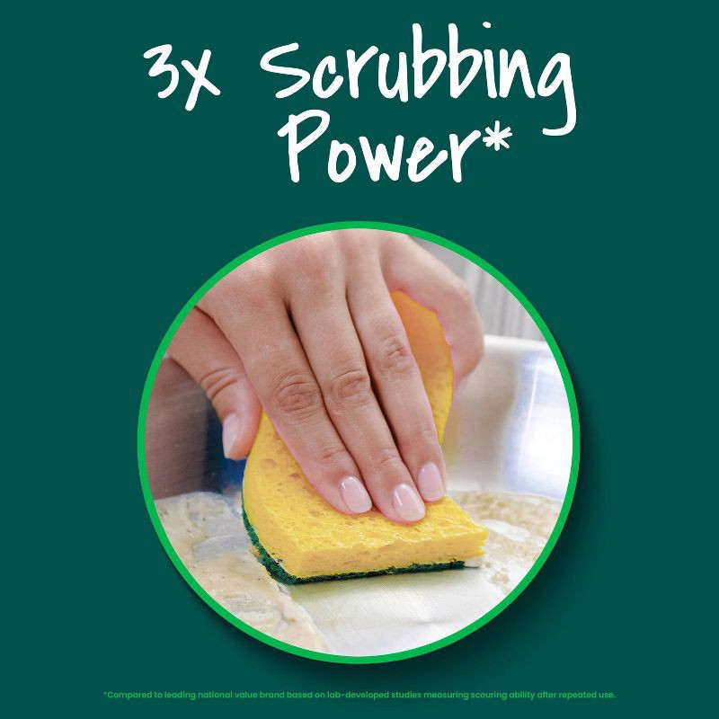 slide 5 of 11, Scotch-Brite Heavy Duty Scrub Sponges - 4ct, 4 ct