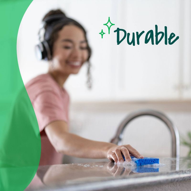 slide 5 of 14, Scotch-Brite Non-Scratch Scrub Sponge - 4pk, 4 ct