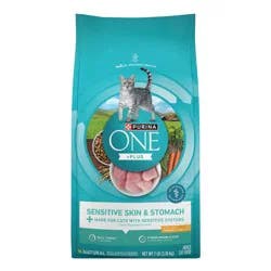 Purina ONE Sensitive Skin & Stomach Natural Turkey Flavor Dry Cat Food - 7lbs