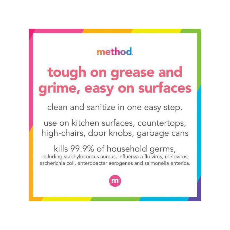 slide 5 of 5, Method Bamboo Cleaning Products Antibacterial Cleaner Spray Bottle - 28 fl oz, 28 fl oz