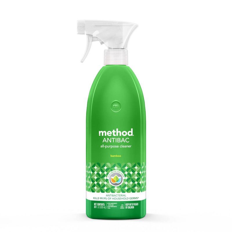 slide 1 of 5, Method Bamboo Cleaning Products Antibacterial Cleaner Spray Bottle - 28 fl oz, 28 fl oz