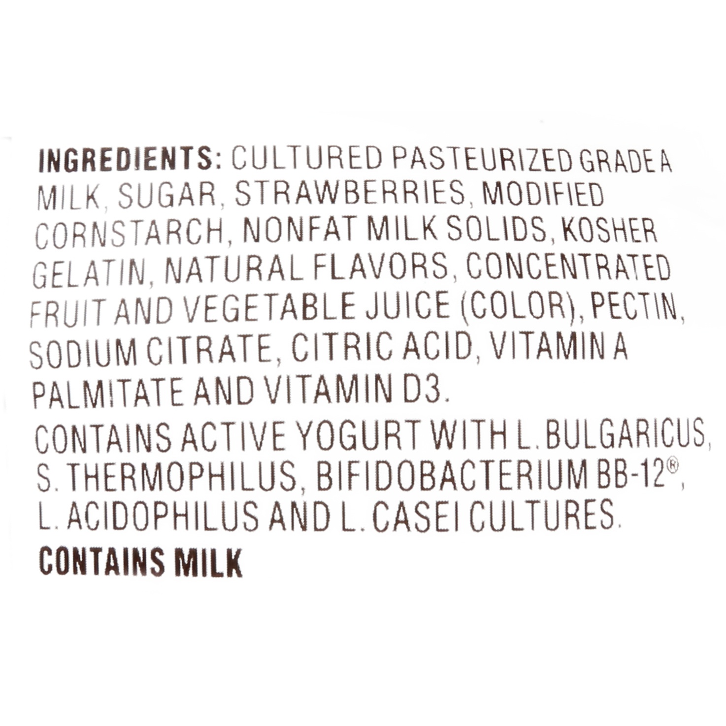 slide 5 of 6, La Yogurt Probiotic Strawberry Blended Whole Milk Yogurt, 6 oz