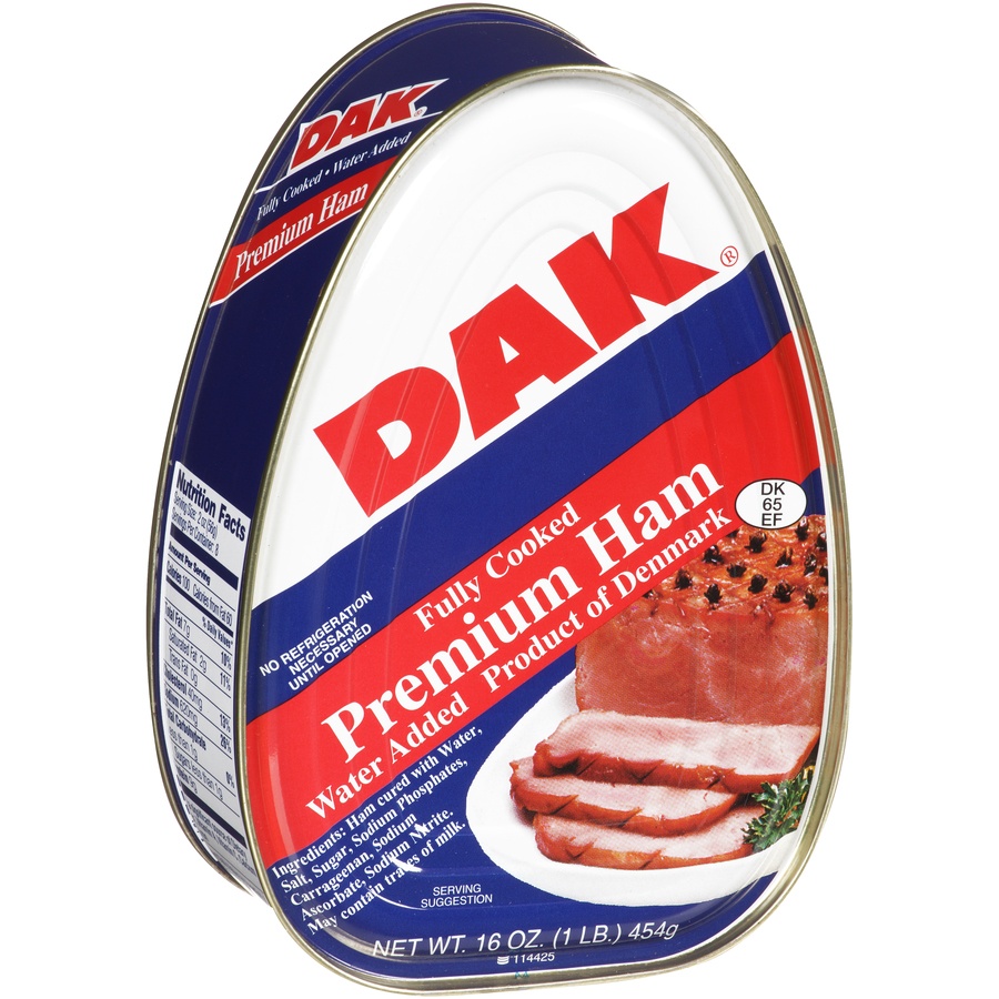 slide 2 of 7, Dak Plumrose Dark Canned Ham W.A., 16 oz