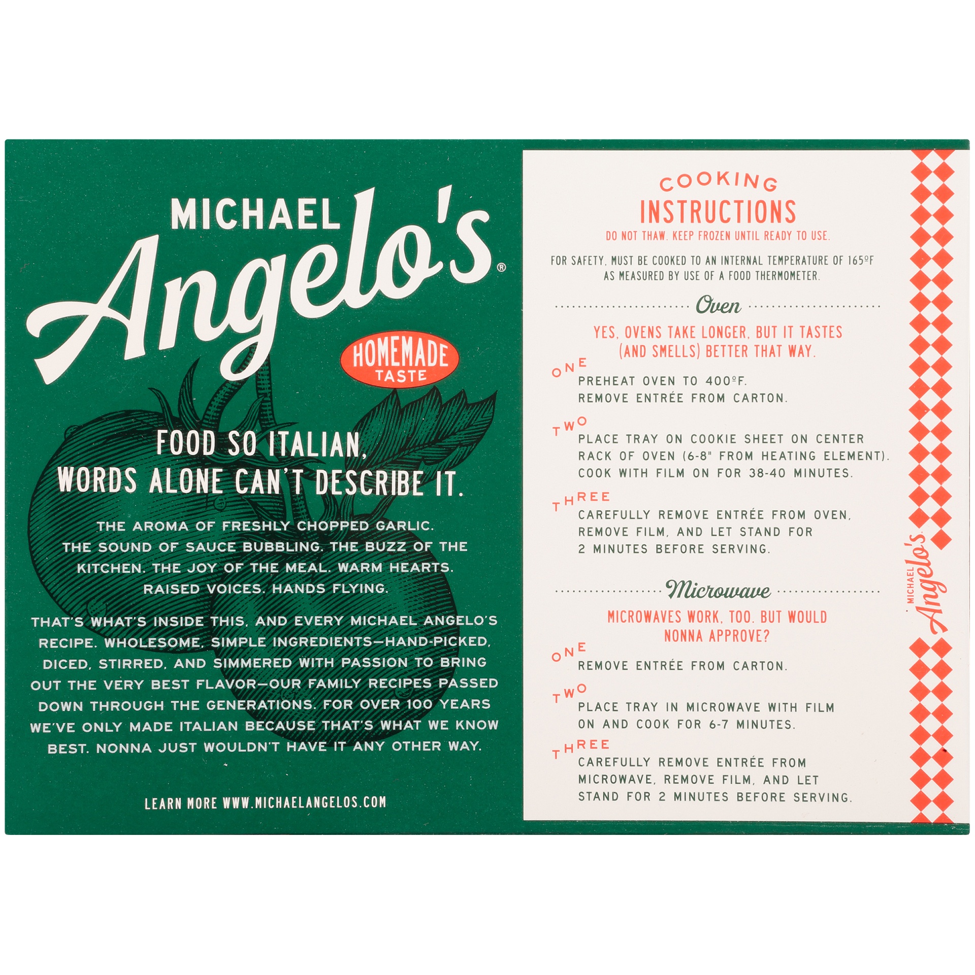 slide 6 of 8, Michael Angelo's Chicken Alfredo, 11 oz