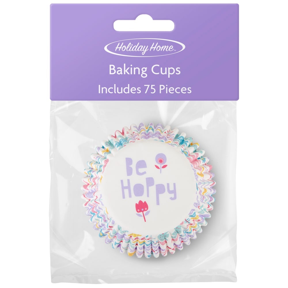 slide 1 of 1, Holiday Home Be Hoppy Baking Cups, 75 ct