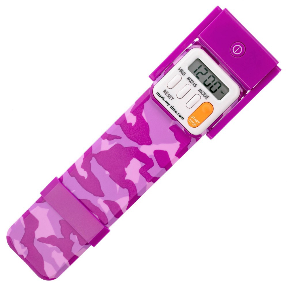 slide 3 of 6, WITHit Pink Camouflage Timer Booklight LED, 1 ct