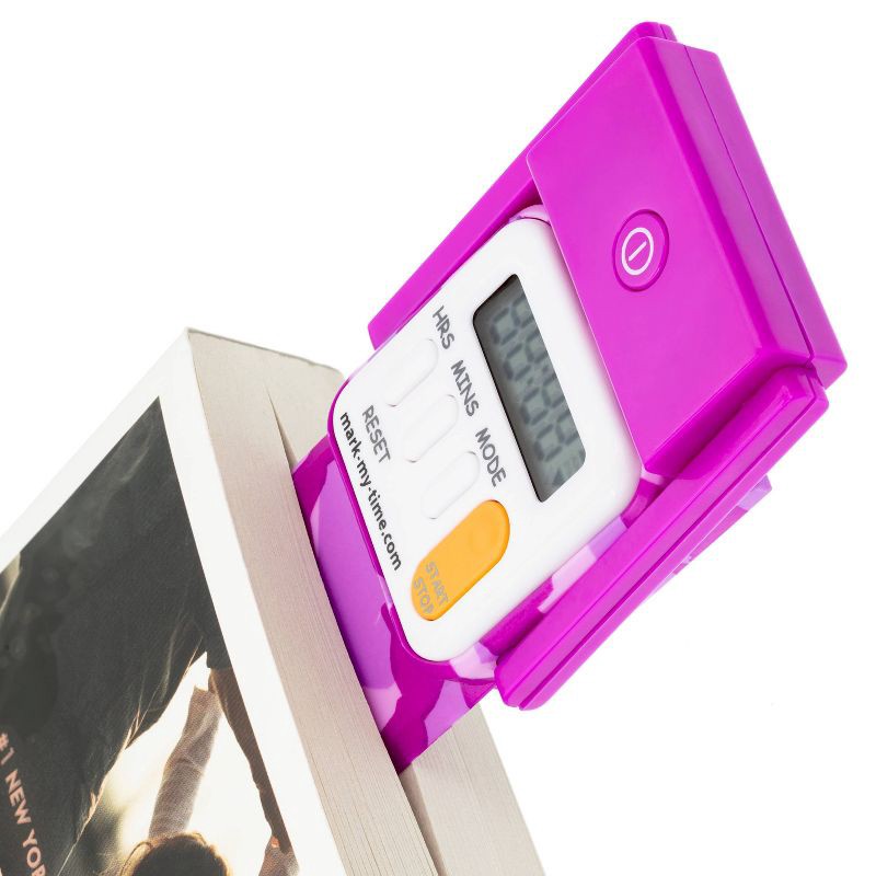 slide 5 of 6, WITHit Pink Camouflage Timer Booklight LED, 1 ct