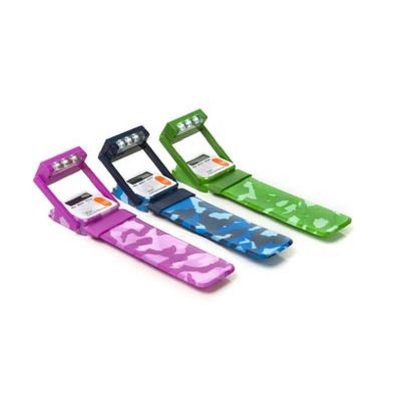 slide 2 of 6, WITHit Blue Camouflage Timer Booklight LED, 1 ct