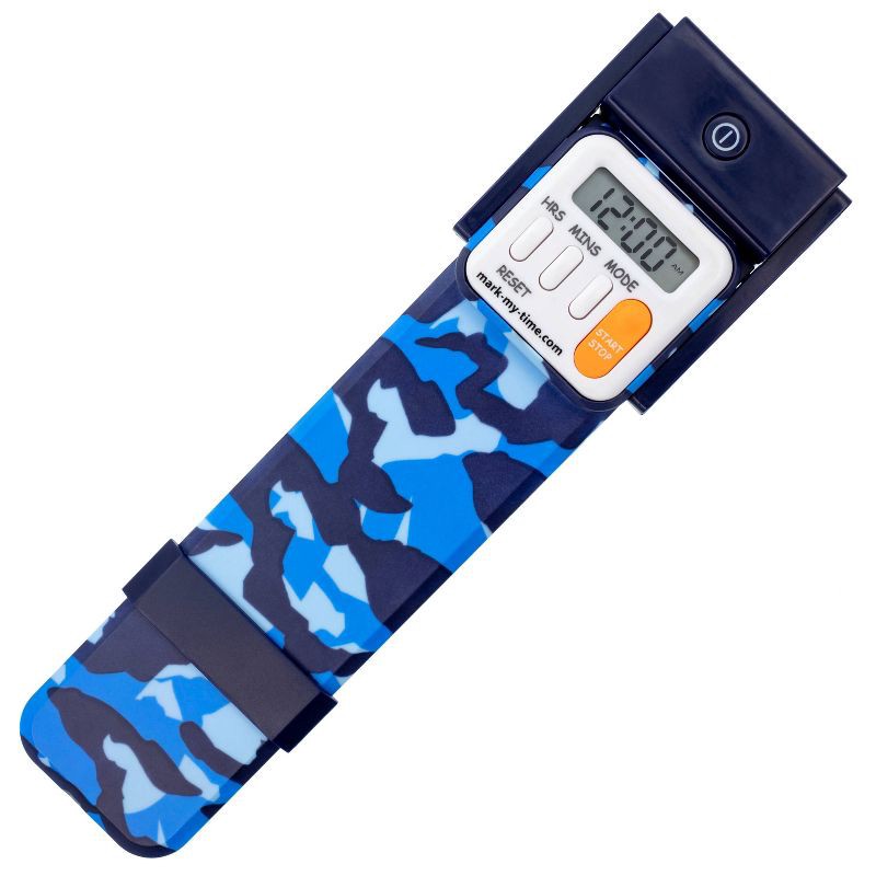 slide 3 of 6, WITHit Blue Camouflage Timer Booklight LED, 1 ct