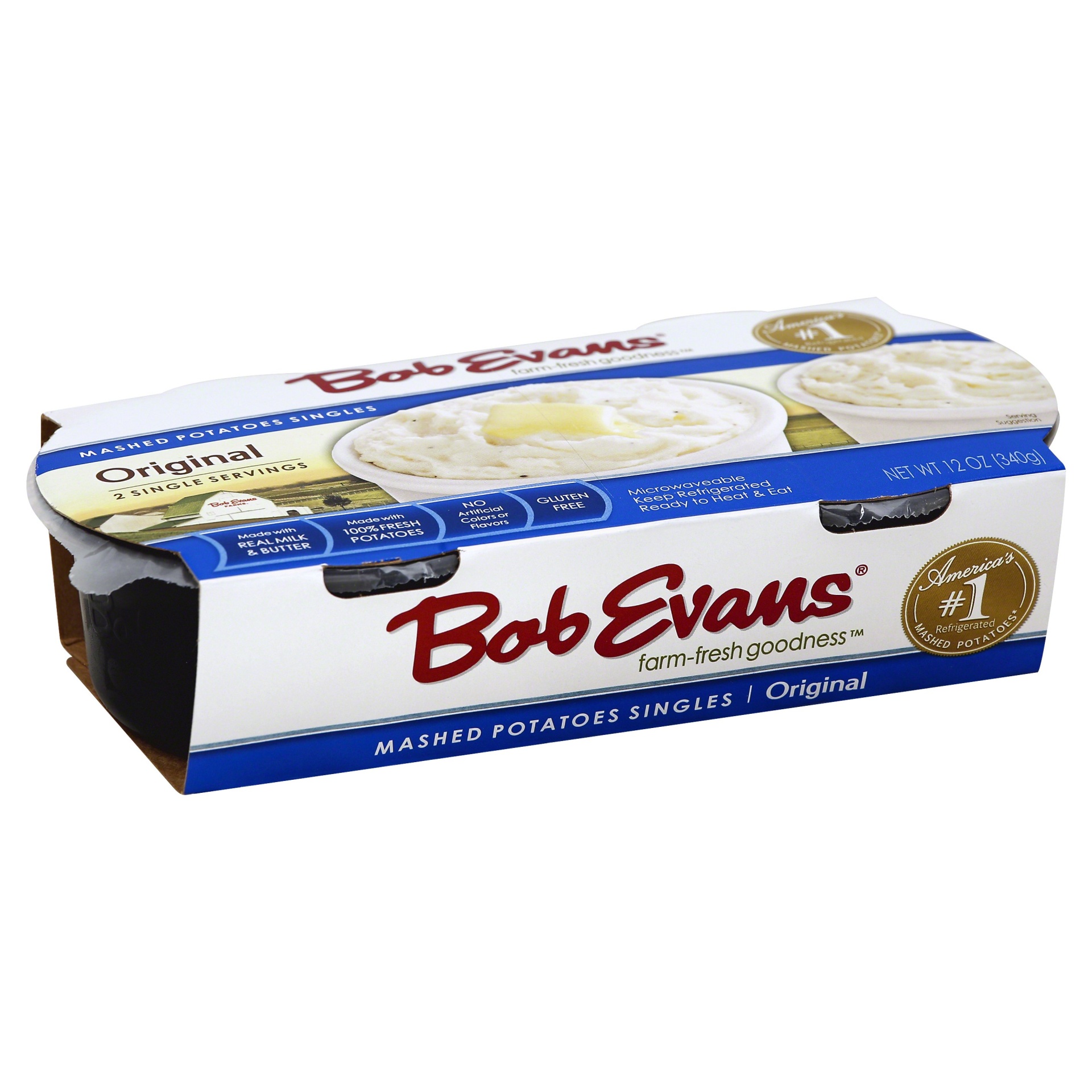 Bob Evans Mashed Potatoes Single Serve Twin Pack 2 Ct; 6 Oz | Shipt