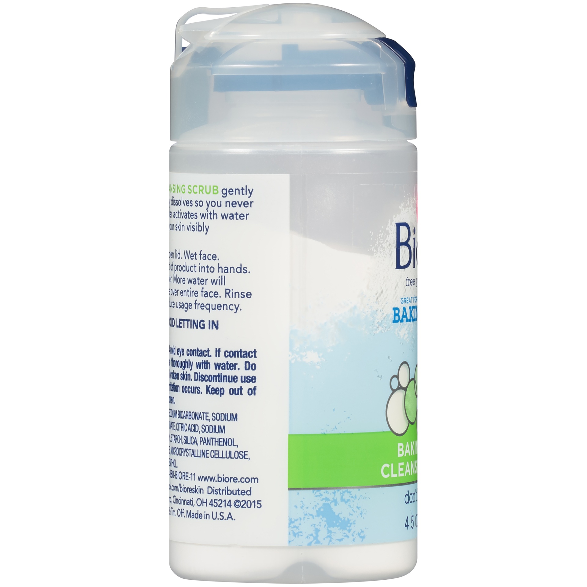 slide 6 of 7, Biore Baking Soda Cleansing Scrub, 4.5 oz