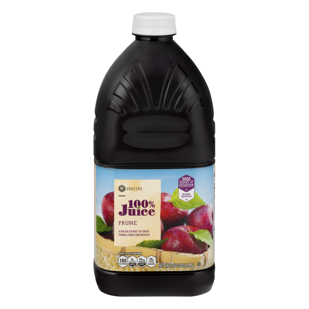 slide 1 of 1, SE Grocers 100% Juice Prune, 64 oz