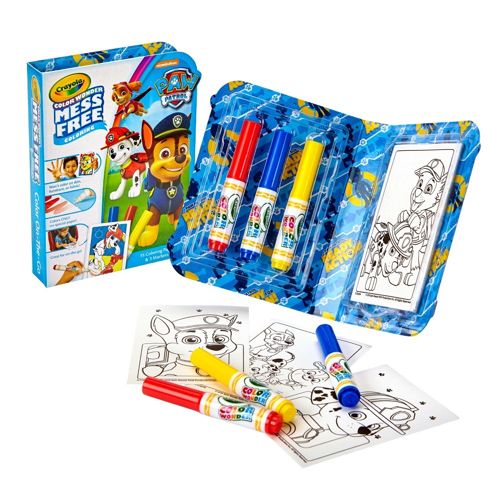 slide 7 of 9, Crayola Paw Patrol On the Go Coloring Pages, 1 ct