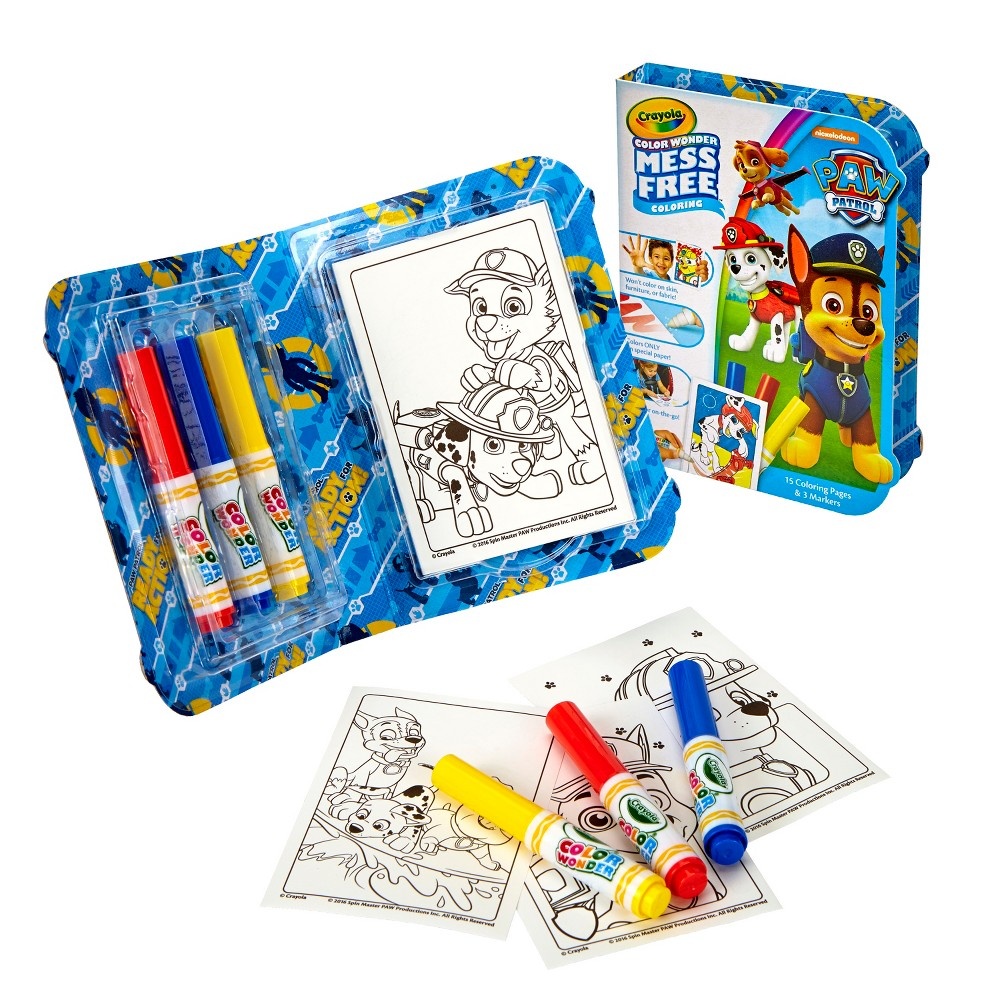 slide 4 of 9, Crayola Paw Patrol On the Go Coloring Pages, 1 ct