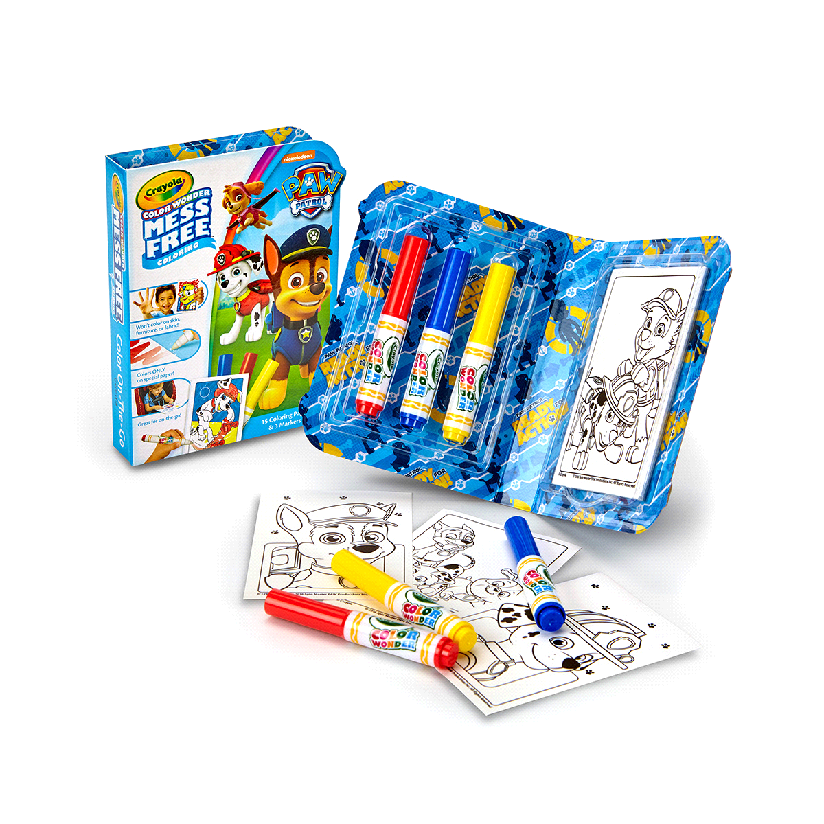 slide 6 of 9, Crayola Paw Patrol On the Go Coloring Pages, 1 ct