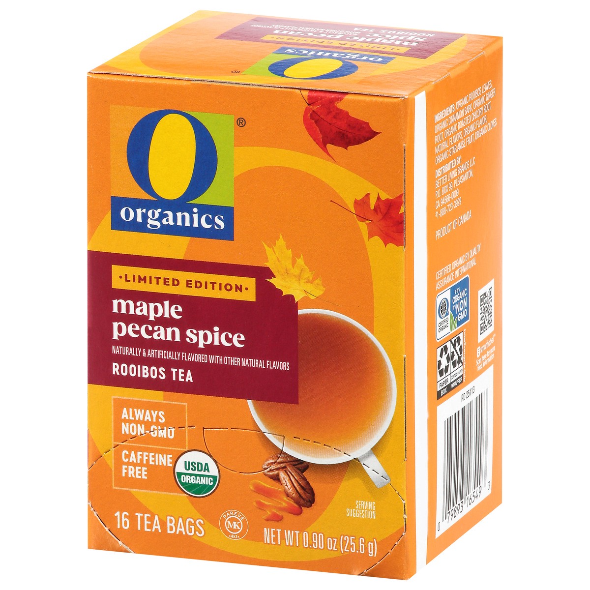 slide 4 of 4, O Organics Maple Pecan Spice Tea 16 Ct - 16 Ct, 16 ct