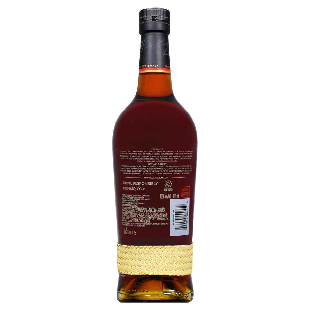 slide 2 of 2, Ron Zacapa Solera Rum - 750ml Bottle, 750 ml