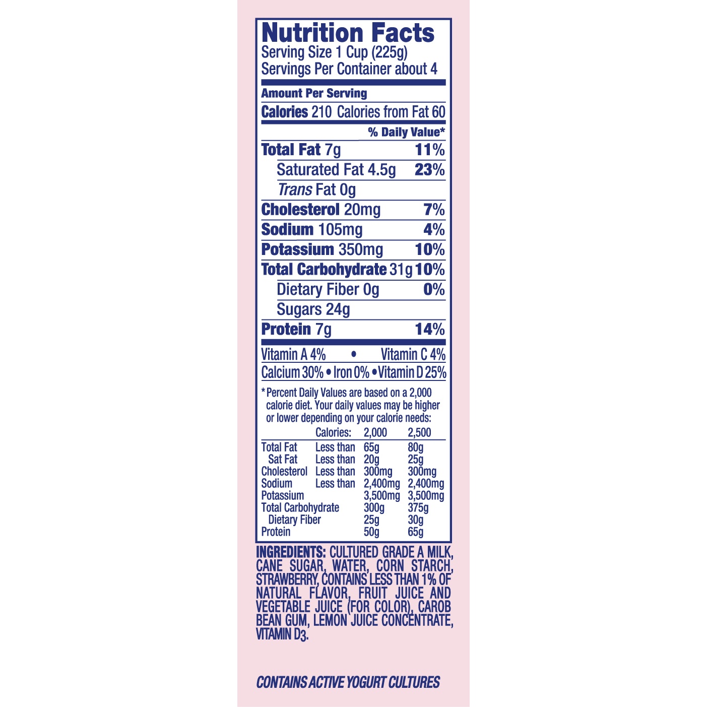 slide 5 of 5, Dannon All Natural Strawberry Whole Milk Yogurt, 32 oz