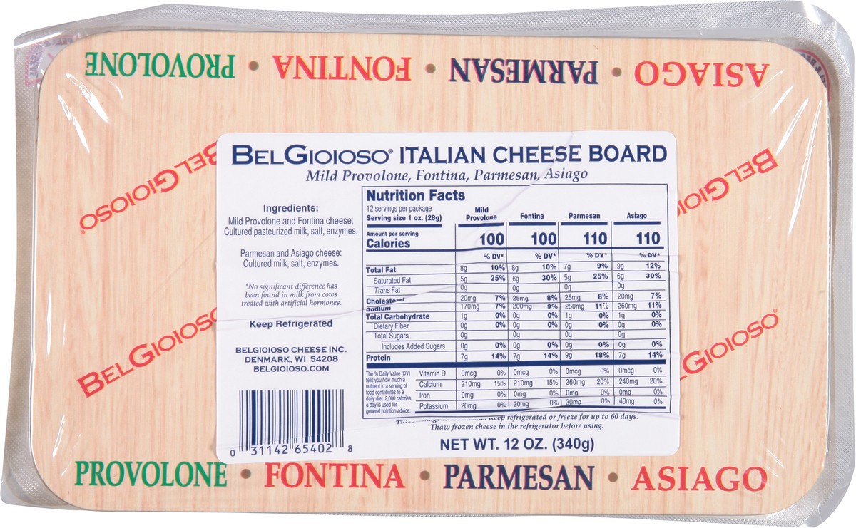 slide 6 of 9, BelGioioso Italian Cheese Board, 12 oz