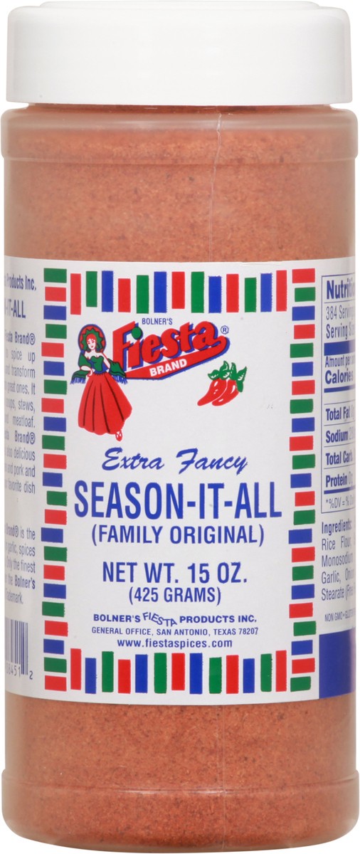 slide 1 of 12, Fiesta Extra Fancy Family Original Season-It-All 15 oz, 15 oz