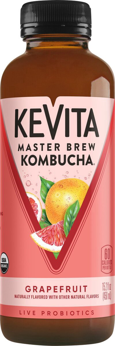 slide 2 of 8, KeVita Grapefruit Flavored Beverages Chilled - 15.2 oz, 15.2 oz