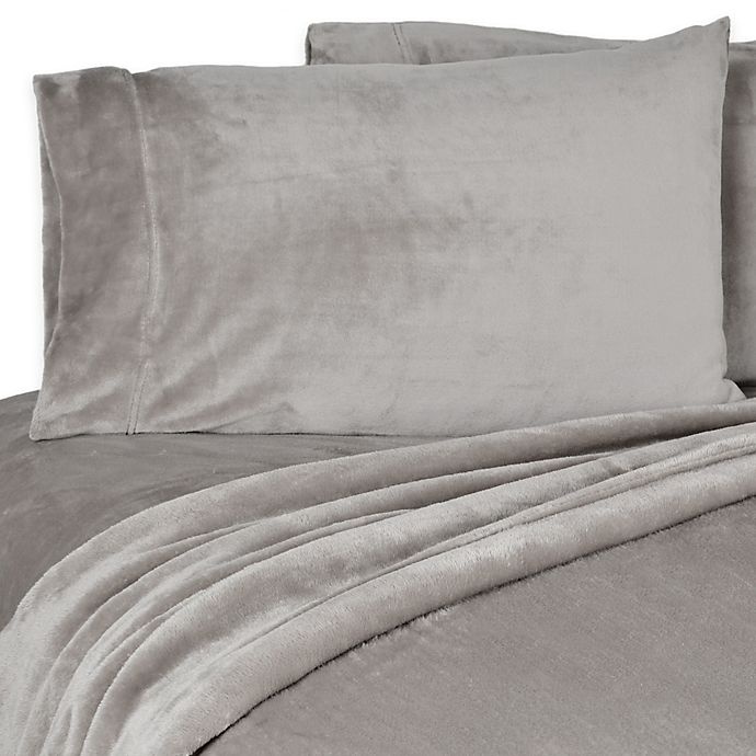 slide 1 of 1, Berkshire Blanket Berkshire VelvetLoft King Pillowcases - Grey, 2 ct