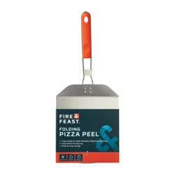 Fire & Feast Pizza Peel With Red Soft Handle