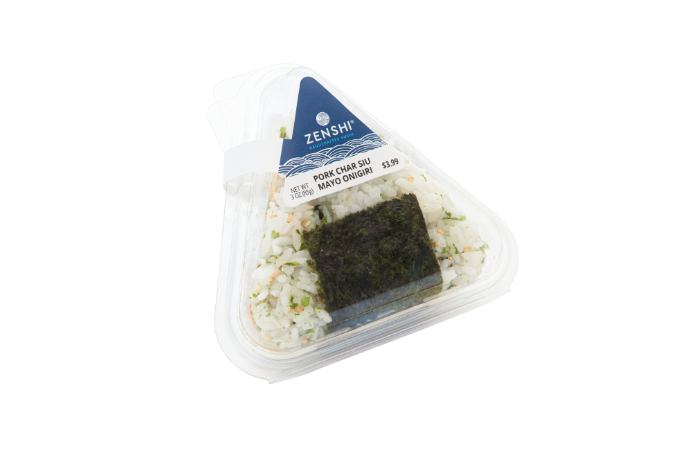slide 1 of 1, Zenshi® Pork Char Siu Mayo Onigiri, 3 oz